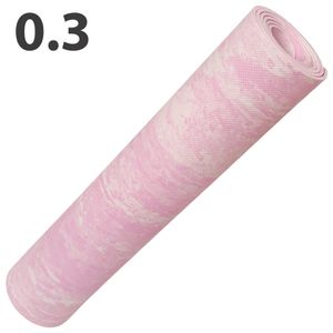 Коврик для йоги ЭВА 173х61х0,3 см (розовый Мрамор) E40025 10021450