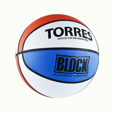 Мяч баскетбольный любительский  TORRES Block