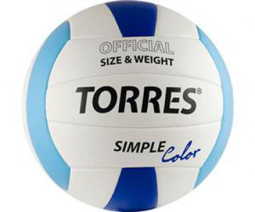Мяч волейбольный любительский  TORRES Simple Color