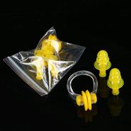 E36868-4 Набор для плавания в zip-lock, беруши и зажим для носа (желтый) 10020490