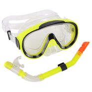 Набор для плавания юниорский маска+трубка (ПВХ) E39246-3 (желтый) 10021113