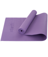 Коврик для йоги и фитнеса FM-104, PVC, 183x61x0,8 см, фиолетовый пастель Starfit УТ-00018905
