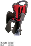 Велокресло заднее BELLELLI Mr Fox Standard Чёрное с Красной вставкой Велокресло заднее BELLELLI Mr Fox Standard Чёрное с Красной вставкой