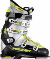 Горнолыжные ботинки Fischer SOMA MX FIT 80 черный-серебряный-лайм (U70007)