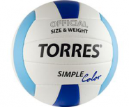 Мяч волейбольный любительский  TORRES Simple Color