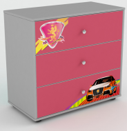 Комод Грифон Стайл R800 pinky