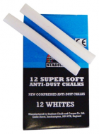 Набор белых мелков Super Soft Chalks