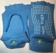 Носки для йоги и фитнеса GETSPORT NY без пальцев цвет голубой