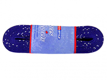 Шнурки для коньков Tex Style с пропиткой синие 2,74 м (пара) УТ-00007792