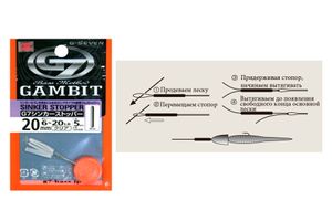 Стопоры G7 sinker stopper 20mm clear