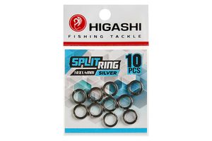Заводные кольца HIGASHI Split ring 10*1.4mm silver