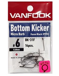 Крючки VANFOOK BK-31F #6 fusso black