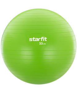 Фитбол GB-104, 55 см, 900 гр, без насоса, зеленый, антивзрыв Starfit УТ-00016535