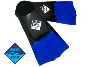 Ласты для бассейна размер 30-32 SWIM TEAM :TE-2737-2  (чёрно-синий) GETSPORT 00148