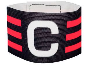 Капитанская повязка с продольными полосами. Длина 33 см, ширина 7 см.  С-КВ2  (чёрный) 00184