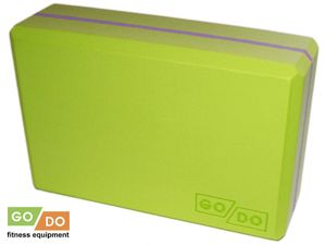 Кирпичик для йоги утяжелённый зелёный GO DO :YJ-K2-ЗФ GETSPORT 00326