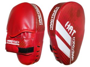 Лапа боксёрская прямая HARD TOUCH. Цвет: красный. GETSPORT 00796