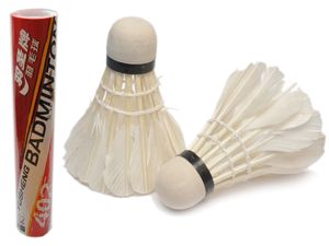 Волан перьевой с синтетической головкой. В тубе 12 шт :402 01004