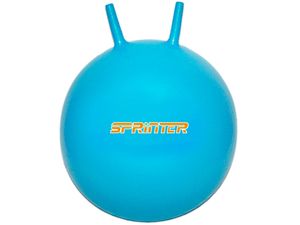 Мяч-прыгун с ушками SPRINTER d-45 см голубой GETSPORT 01237