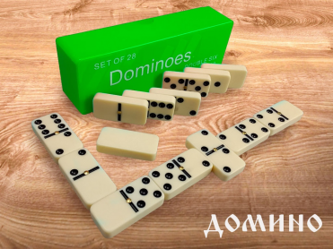 Домино B5018  (зелёный) 01380