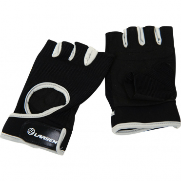 Перчатки для фитнеса Larsen NT558BG black/grey