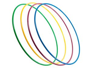 Обруч пластмассовый. Диаметр 50 см  Продажа упаковками  В упаковке 10 шт 04444