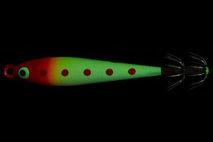 Кальмарница HIGASHI Squid Paint sinker 80g #05 Red Head Spots