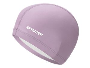 Шапочка для плавания комбинированная SPRINTER :PU-1117  (Серый) GETSPORT 06316