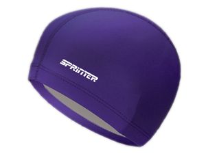 Шапочка для плавания комбинированная SPRINTER :PU-1117  (Тёмно-синий) GETSPORT 06316