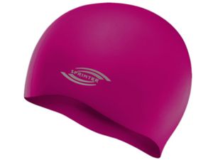Шапочка для плавания SPRINTER однотонная: SH  (Розовый) 06324