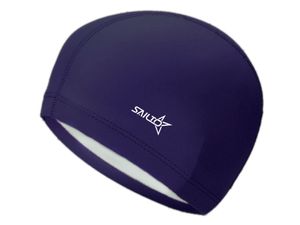 Шапочка для плавания комбинированная SAILTO :PU-N7  (Темно-синий) GETSPORT 06711
