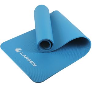 Коврик для фитнеса и йоги Larsen NBR ECE 069 р183х61х1см синий