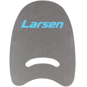 Доска для плавания AquaFitness Larsen YP-07 (цельный материал) графит/бирюз. Larsen 359137