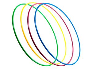 Обруч гимнастический цветной, стальной. Диаметр -  90 см: D-90cm-900 гр 07004