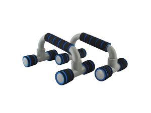 Упор для отжиманий, разборной, пластиковый с неопреновыми ручками, индивидуальная упаковка - картонная коробка (максимальная нагрузка - 90кг) :(1115): GETSPORT 07356