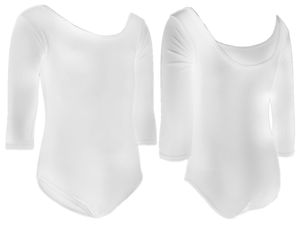 Купальник гимнастический. Состав: полиэстер. Размер L. Цвет белый. :(2014): GETSPORT 07982