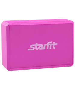 Блок для йоги STAR FIT FA-101 PVC розовый УТ-00008668