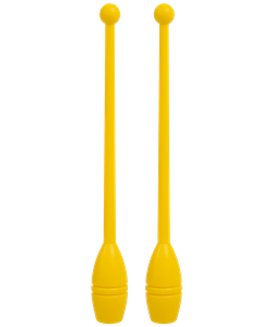 Булавы для художественной гимнастики AC-01, 45 см, желтый Amely УТ-00018263