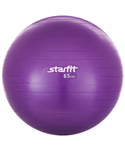 Мяч гимнастический STAR FIT GB-101 65 см фиолетовый (антивзрыв) УТ-00008855