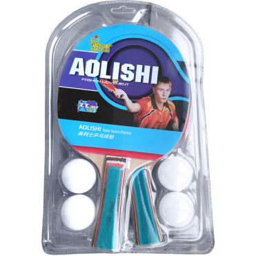 Набор для настольного тенниса Aolishi (2 ракетки и 4 шарика) F11729 10013182