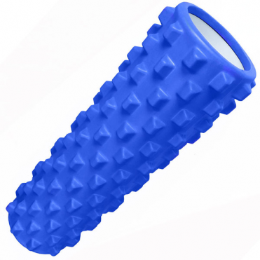 Ролик для йоги (синий) 45х14 см ЭВА/АБС B33078 10015350