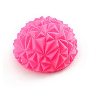 C33512-2 Полусфера массажная круглая надувная (розовая) (ПВХ) d-16,5см