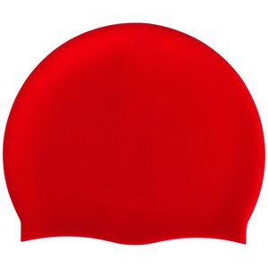 B31520-3 Шапочка для плавания силиконовая одноцветная (Красный) 10017984
