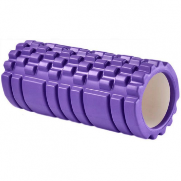 Ролик для йоги Sportex E29389 (фиолетовый) 33х13,5см ЭВА/АБС 10018544