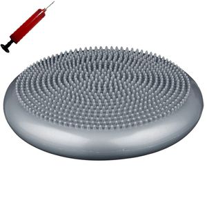 Полусфера массажная овальная надувная Sportex d-33см MSG100-1 (серая) (ПВХ) 10018613