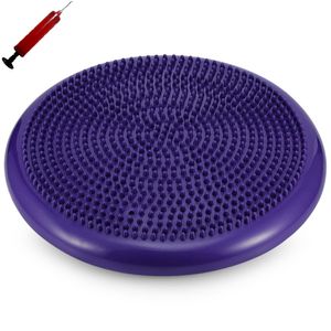 Полусфера массажная овальная надувная Sportex d-33см MSG100-4 (фиолетовая) (ПВХ) 10018616