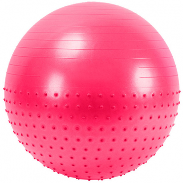 Мяч гимнастический Anti-Burst полу-массажный 55 см (розовый) FBX-55-4 10018837