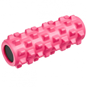 Ролик для йоги полнотелый (розовый) 33х12 см ЭВА/ПВХ/АБС B33090 10019103