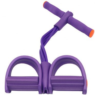 Эспандер многофункциональный с петлями для ног (фиолетовый) B34485 10019295