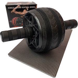 Ролик гимнастический широкий Sportex (черный) (D34424) ABR-145Z 10019435